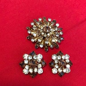 🌼Gorgeous Estate Brooch & Earrings